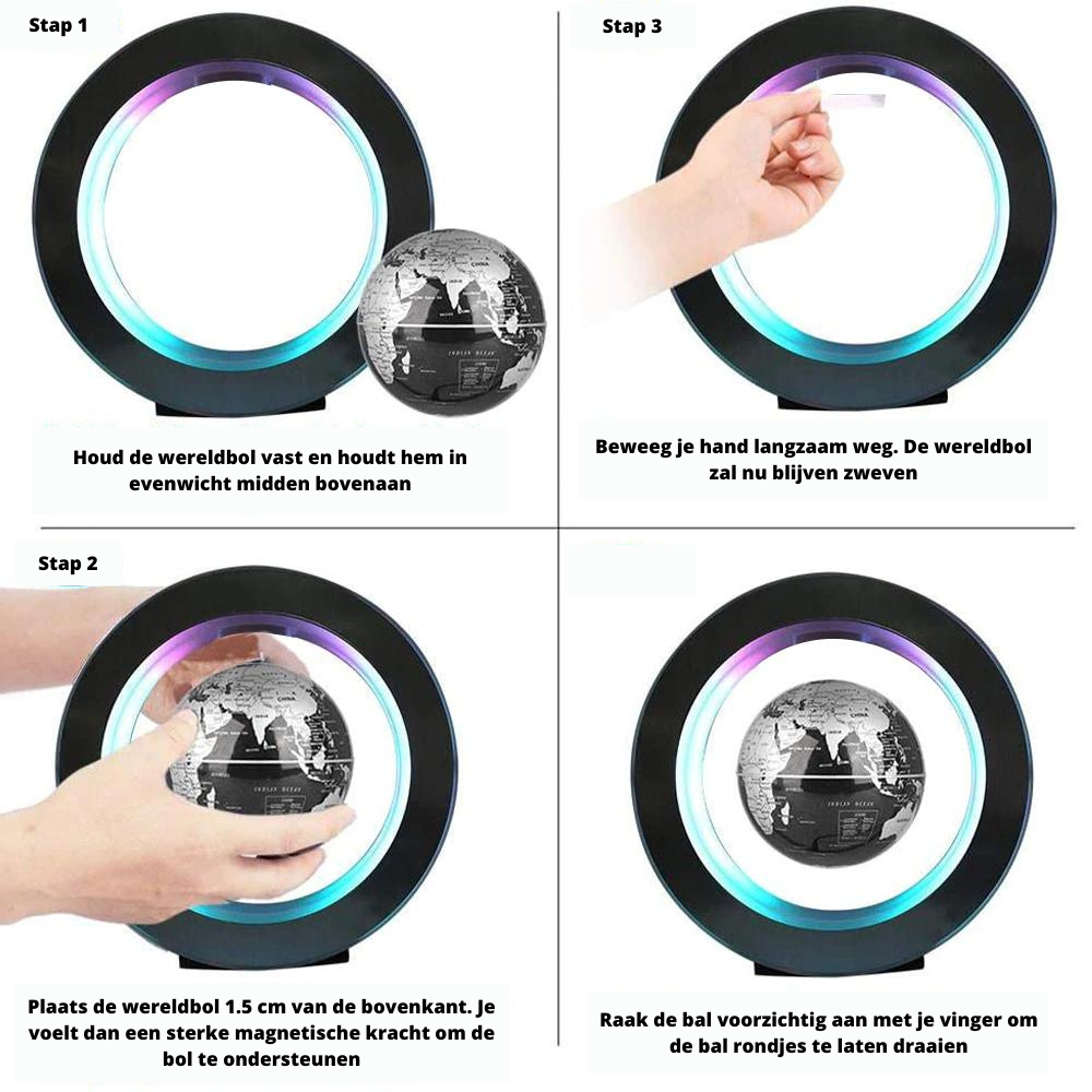 Unik Flydende Globe Lampe til Hjemmet