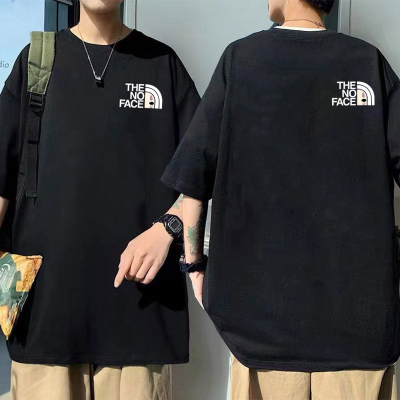 Unisex T-shirt uden ansigt med tryk