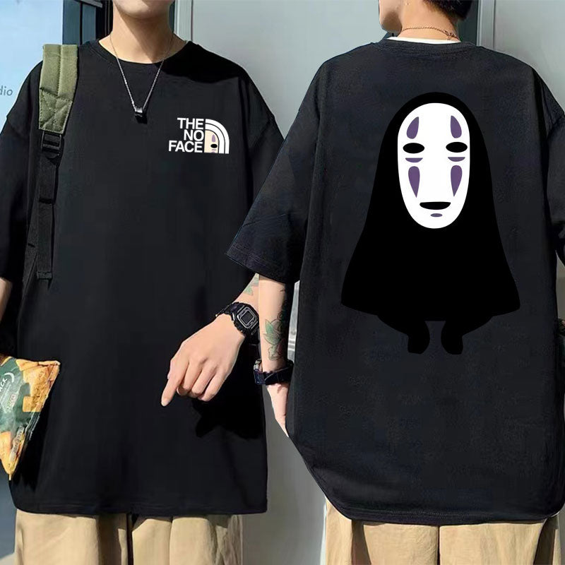 Unisex T-shirt uden ansigt med tryk