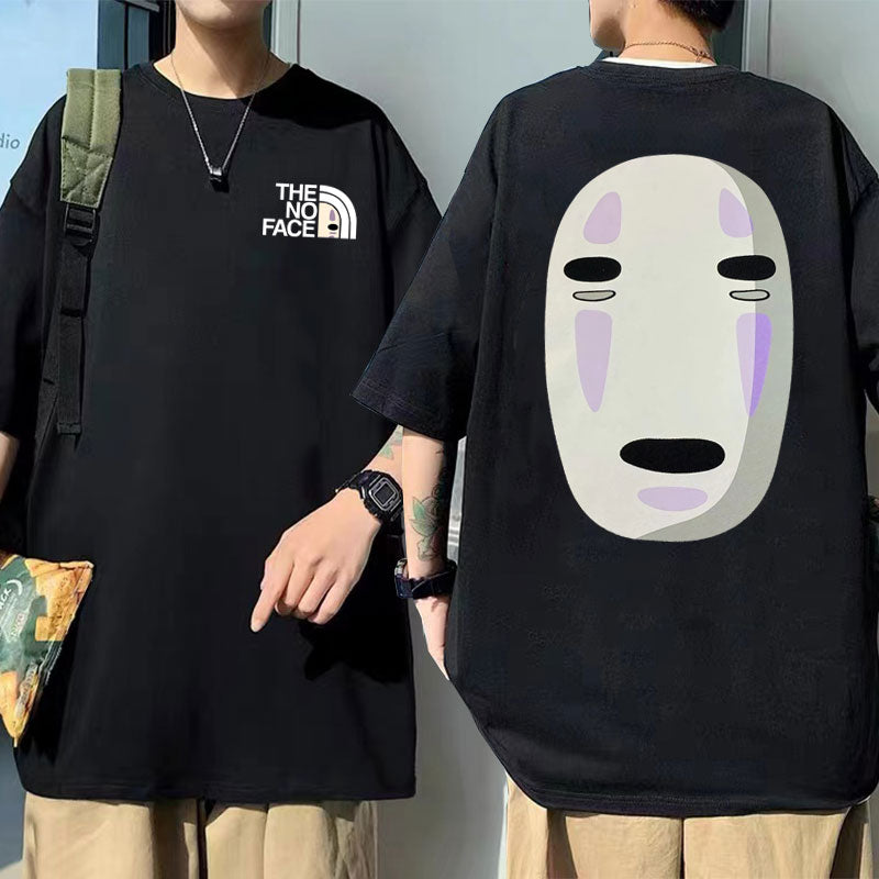 Unisex T-shirt uden ansigt med tryk