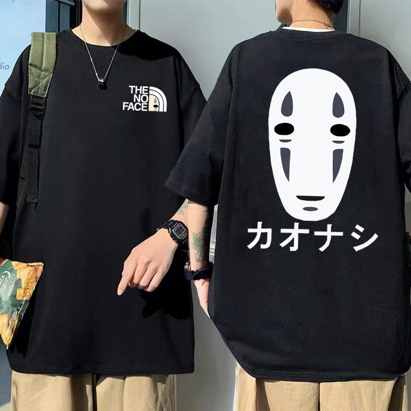 Unisex T-shirt uden ansigt med tryk