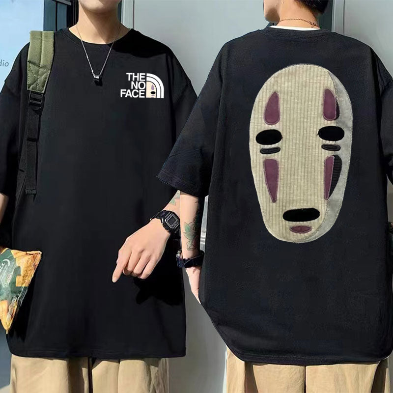 Unisex T-shirt uden ansigt med tryk