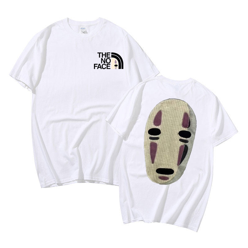 Unisex T-shirt uden ansigt med tryk