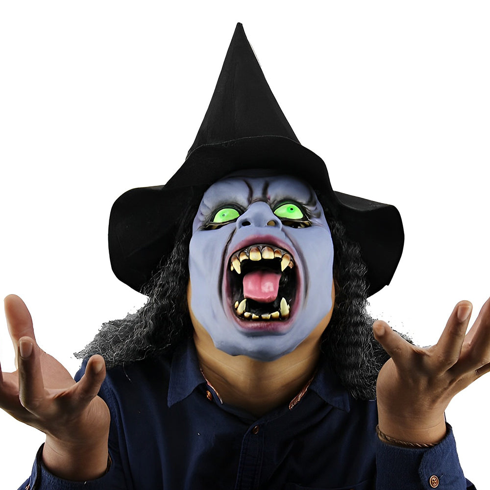 Unisex Ansigtsmaske til Halloween og Cosplay Realistisk Design