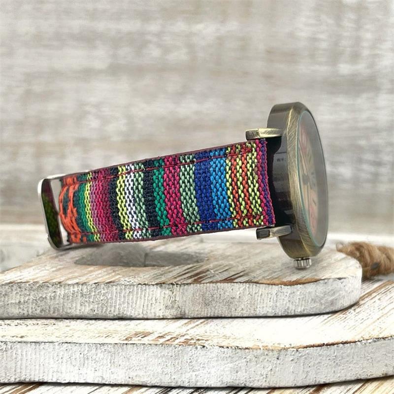 Unisex Armbåndsur med Flettet Design