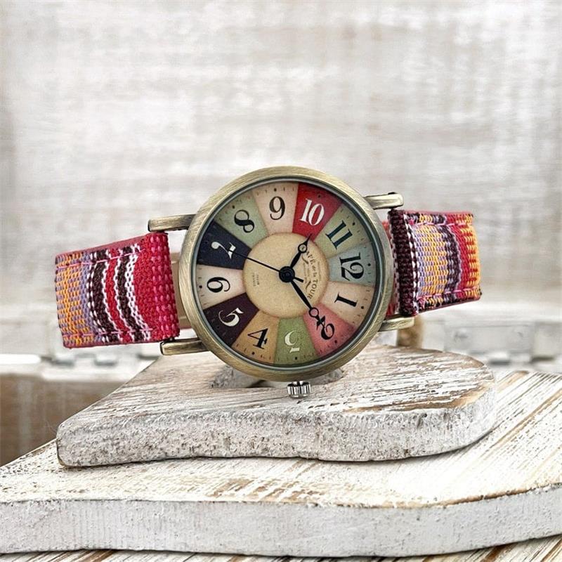 Unisex Armbåndsur med Flettet Design