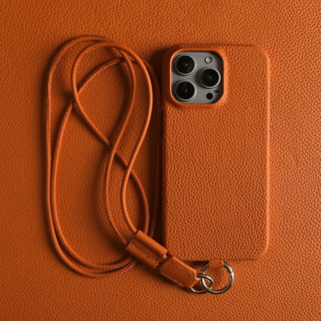 Unisex Crossbody Telefon 12,13,14,15,16, Pro Max, Pro, Plus Taske Læder