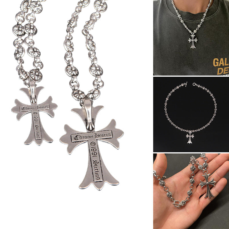 Mænd Gothic Cross Pendant Halskæde