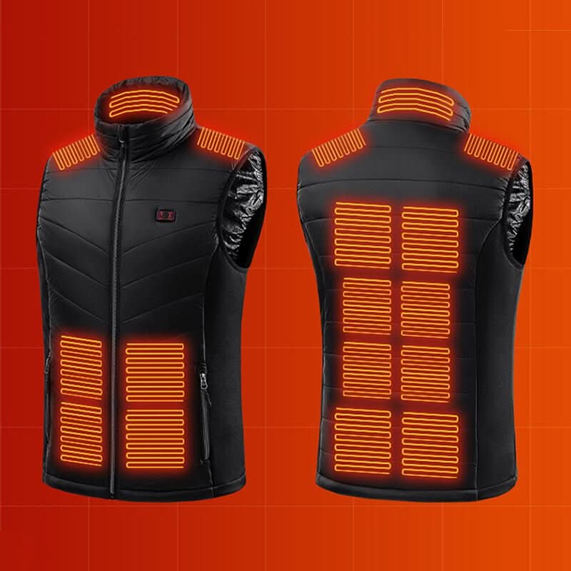 Unisex Heated Vest with 13 Heating Zones for Outdoor Activities