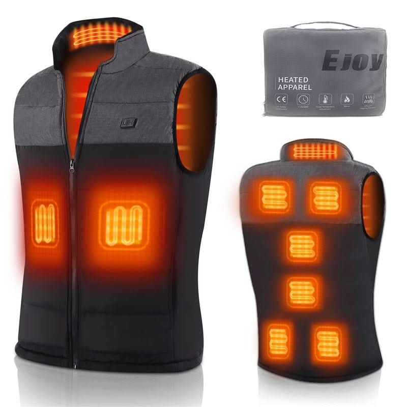 Unisex Heated Vest with 13 Heating Zones for Outdoor Activities