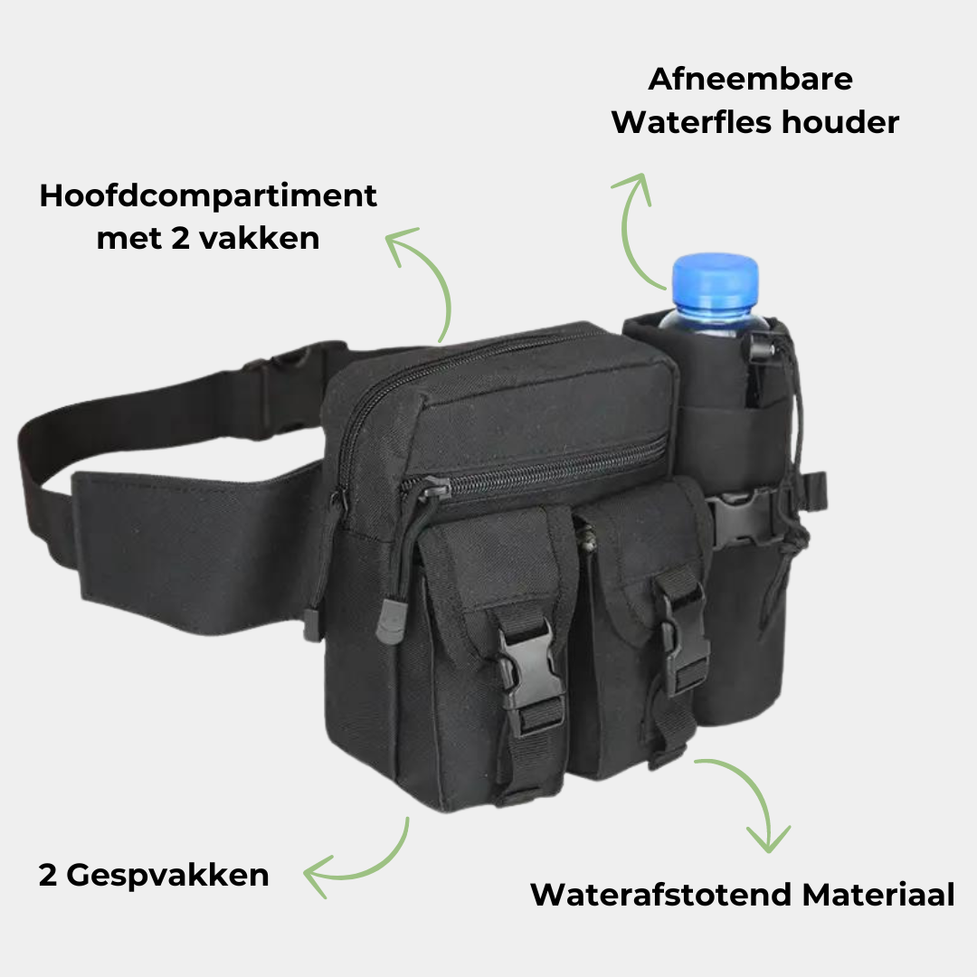 Unisex Hoftetaske til Vandreture og Cykelture