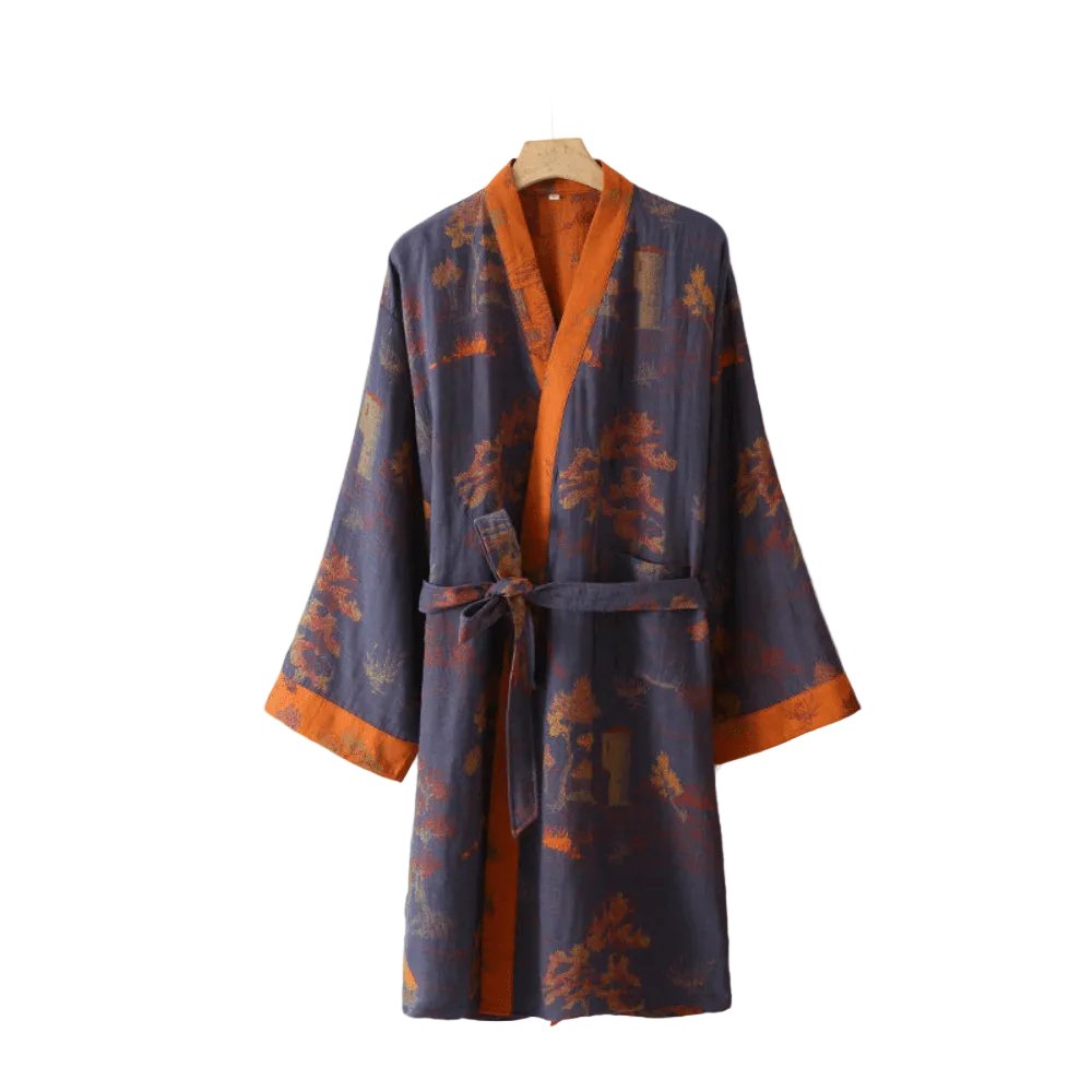 Unisex Kimono Badekåbe Retro Design