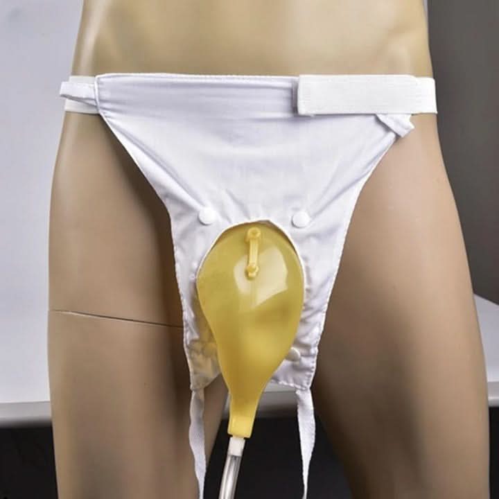 Unisex Plejeundertøj med Urinopsamlingssystem