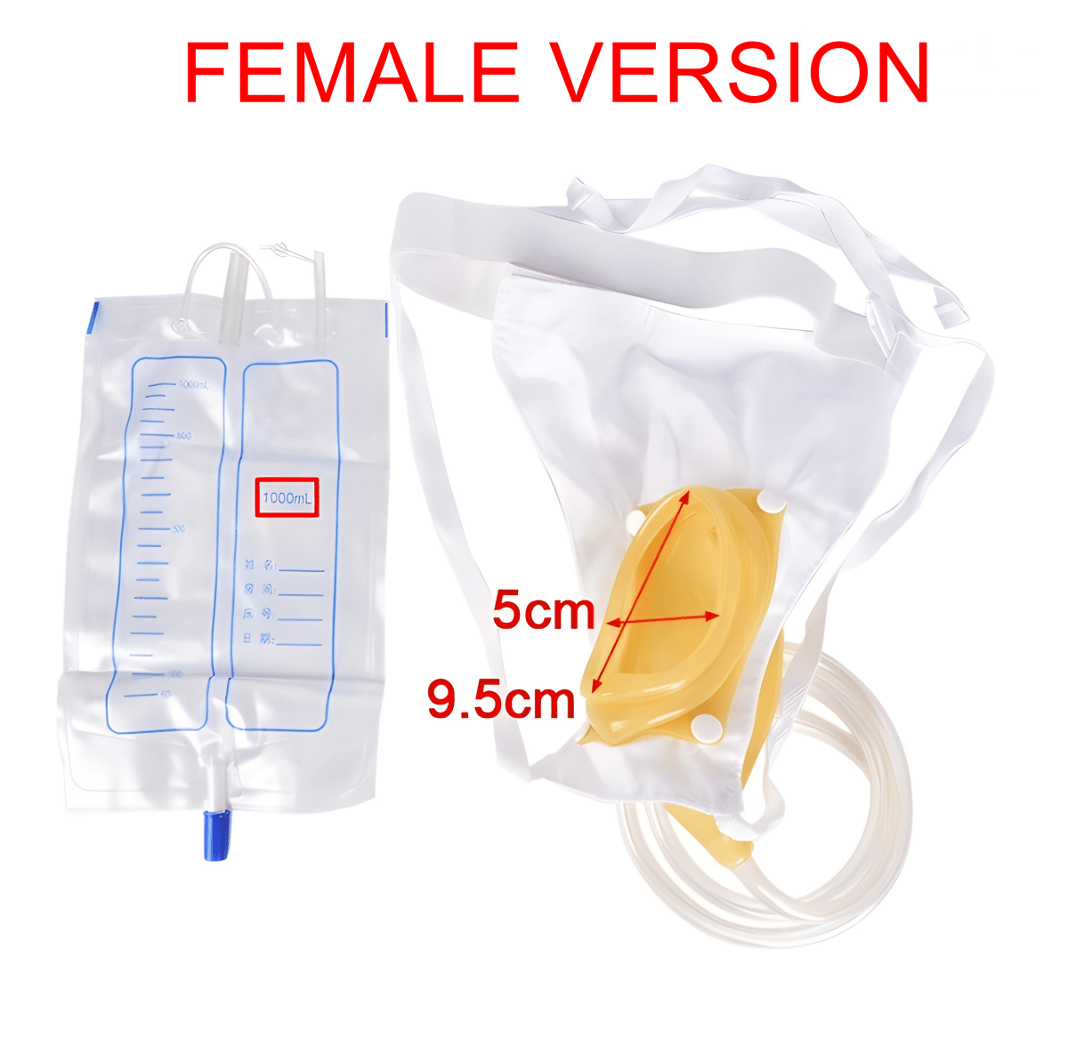 Unisex Plejeundertøj med Urinopsamlingssystem