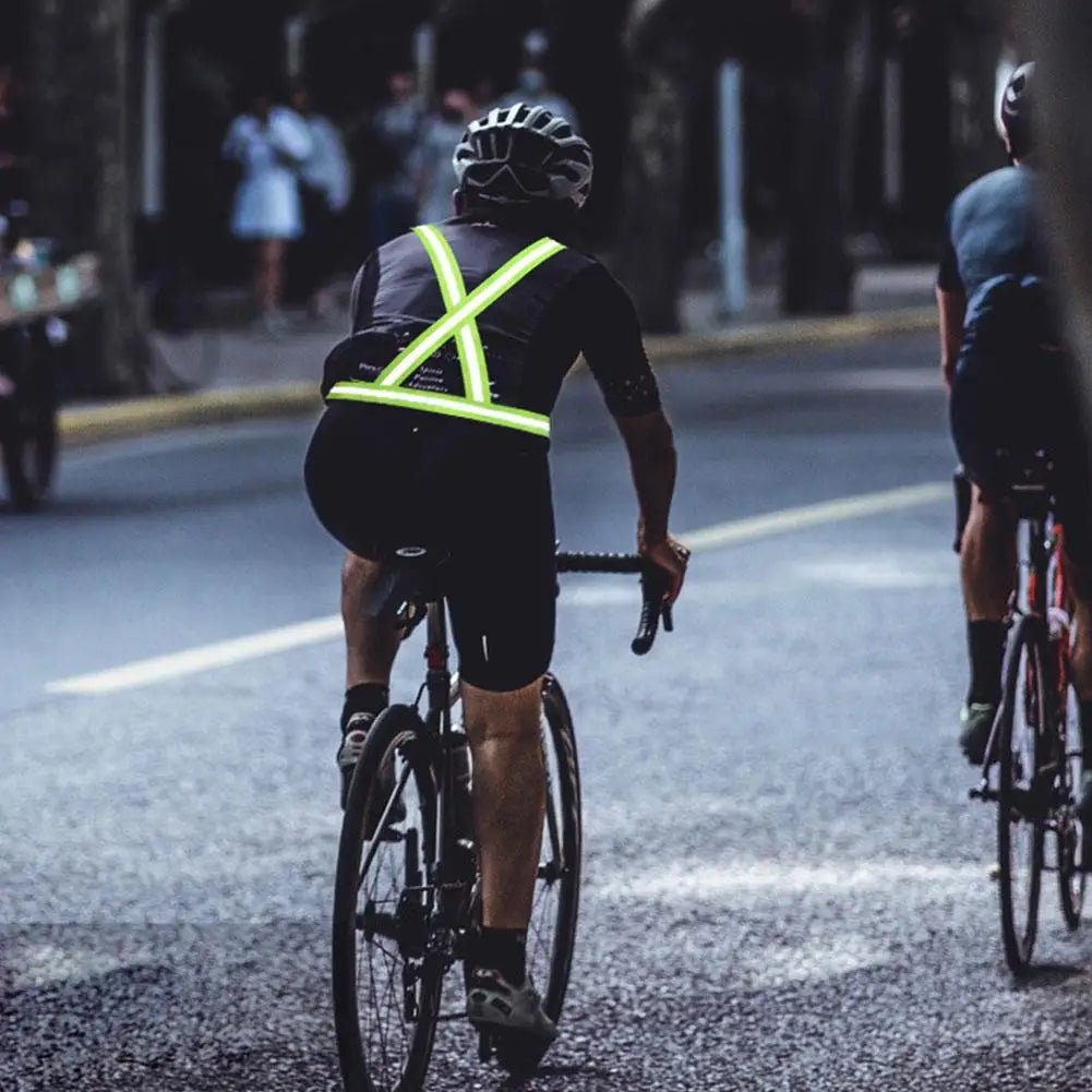 Unisex Reflektor Løbe- og Cykelsikkerhedsvest med Lomme