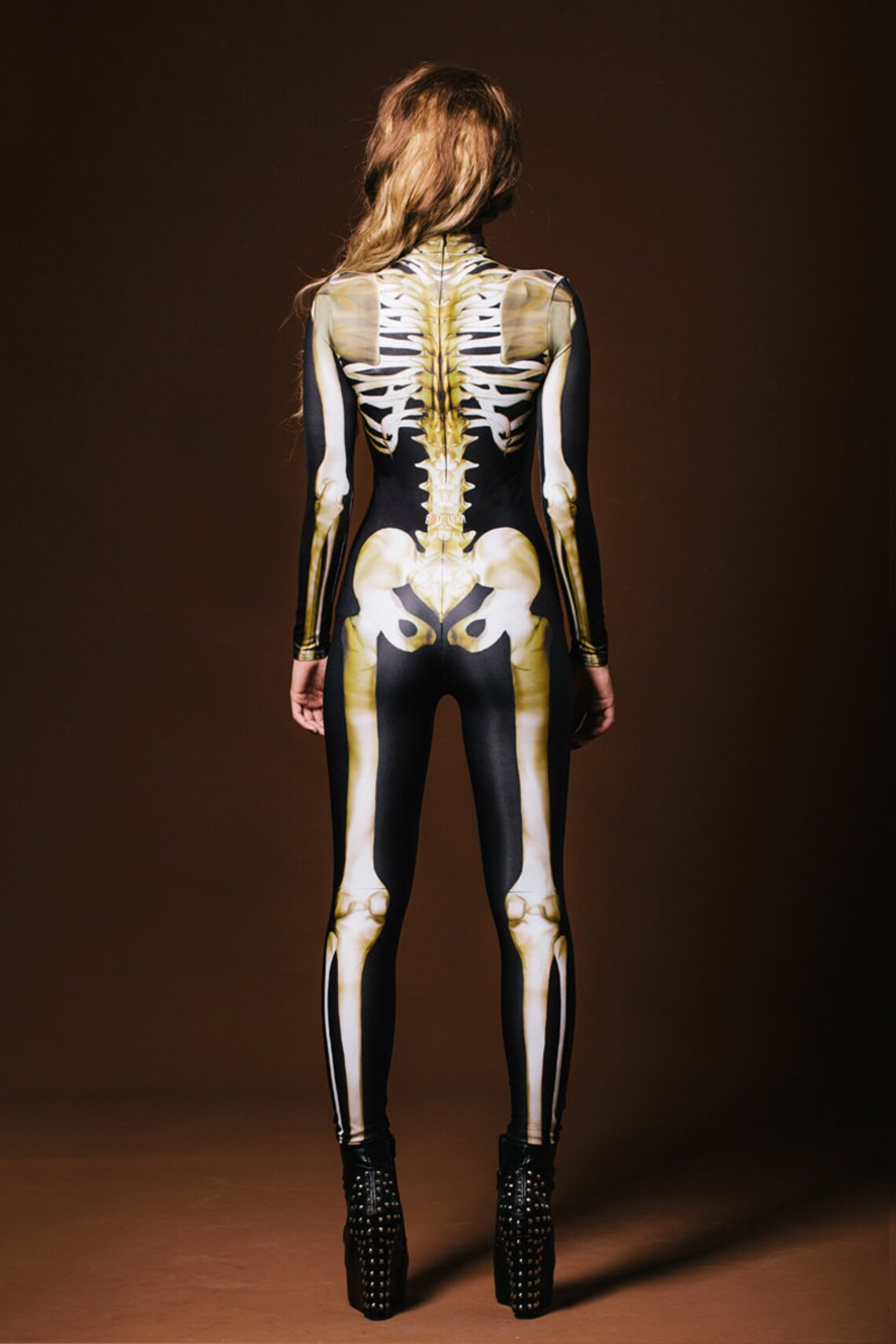 Unisex Skelet Kostume GlowInTheDark