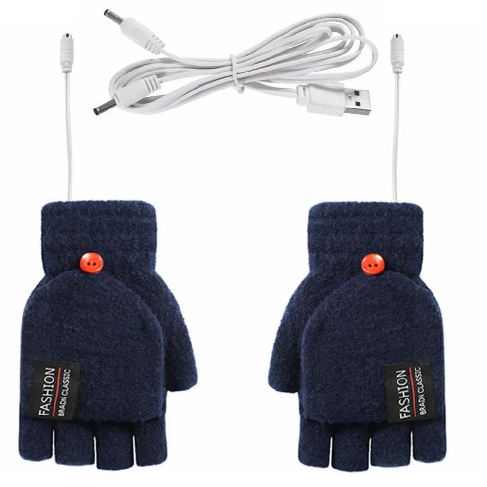 Unisex Varmende Handsker med USB Opladning