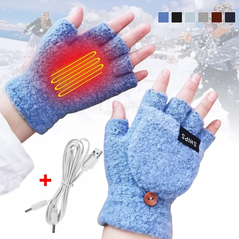 Unisex Varmende Handsker med USB Opladning