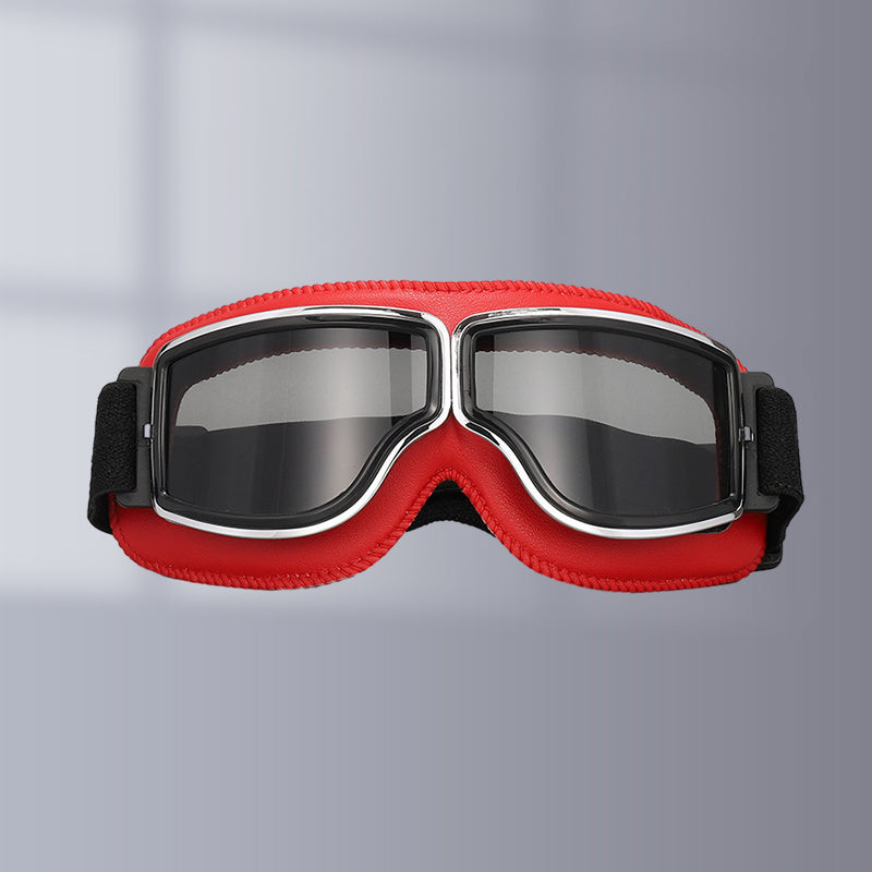 Unisex Vintage Motorcykelbriller Retro Pilot Stil