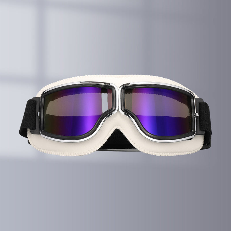 Unisex Vintage Motorcykelbriller Retro Pilot Stil