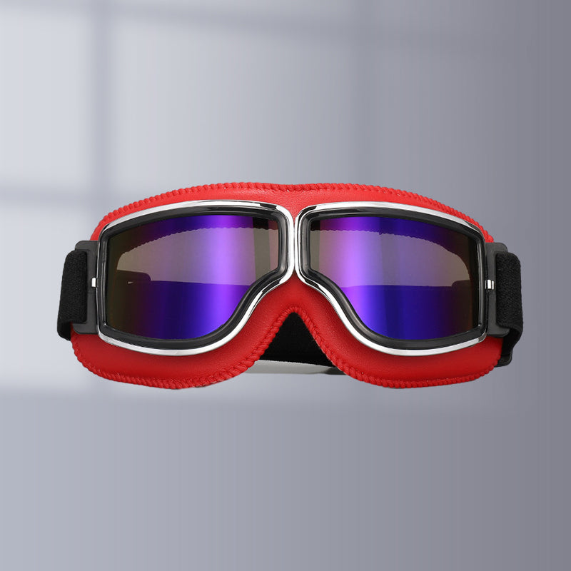 Unisex Vintage Motorcykelbriller Retro Pilot Stil