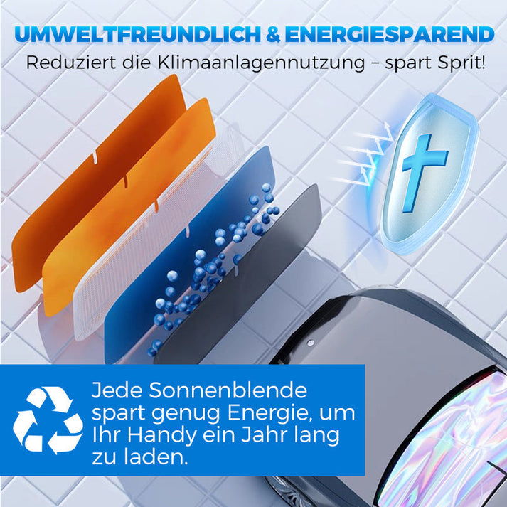 Universal Solskærm til Bil med Laserreflekterende Design