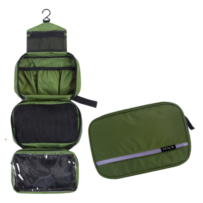 Travelior MaxPack Stor Vandtæt Toilettaske til Mænd & Kvinder | Rejse-Kosmetiktaske | Robust Design & Meget Plads