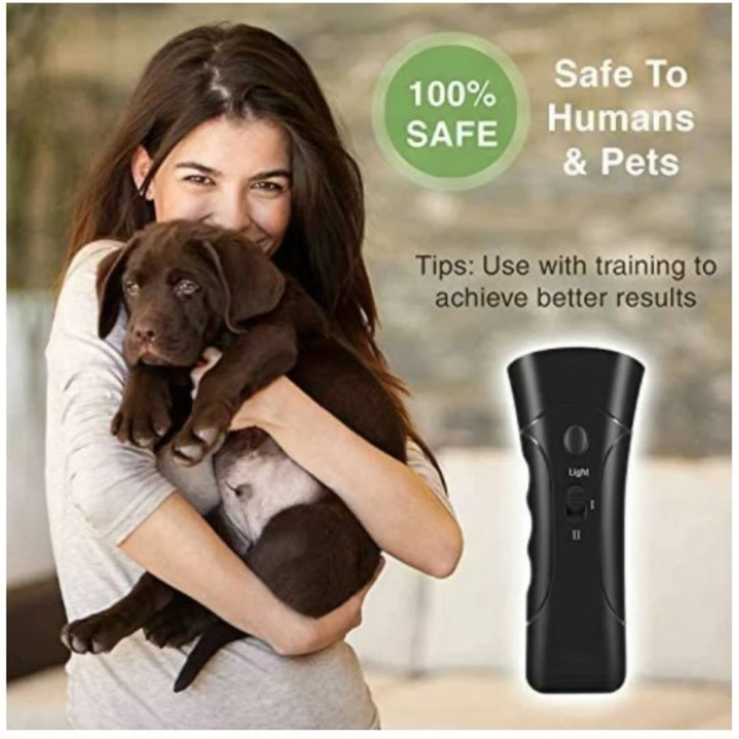 PawTrainer Lommelygte | Ultralyds hundetræner med LED lommelygte-zarada.dk