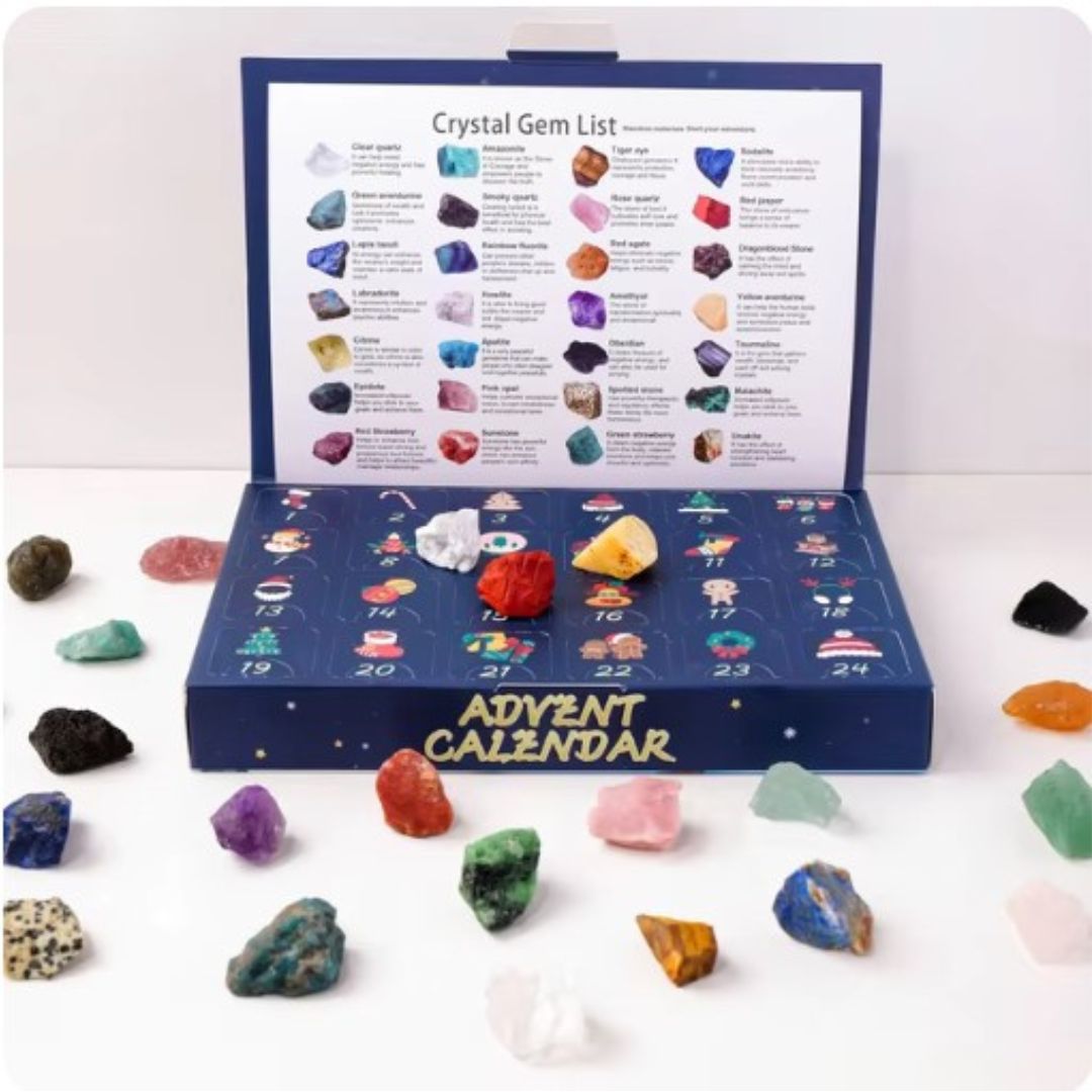 CrystalJoy Adventskalender | Nedtælling til jul med disse 24 magiske krystaller-zarada.dk