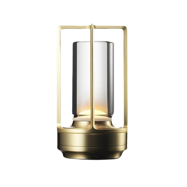 RetroGlow - Trådløs LED Skrivebordslampe med Vintage Charm