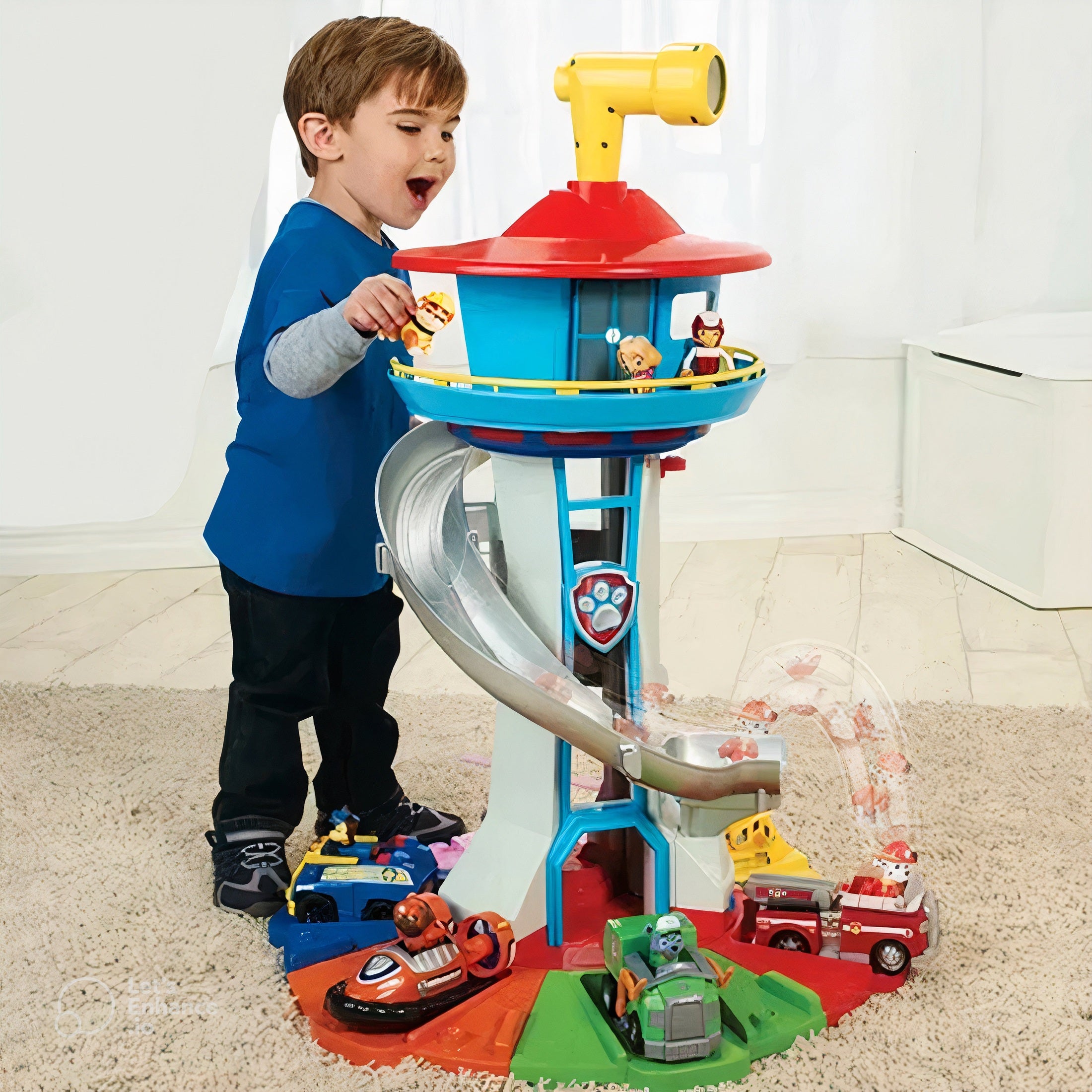 Paw Patrol legetårn | Sjovt og holdbart legetøj til børn | 52 cm højt!-zarada.dk