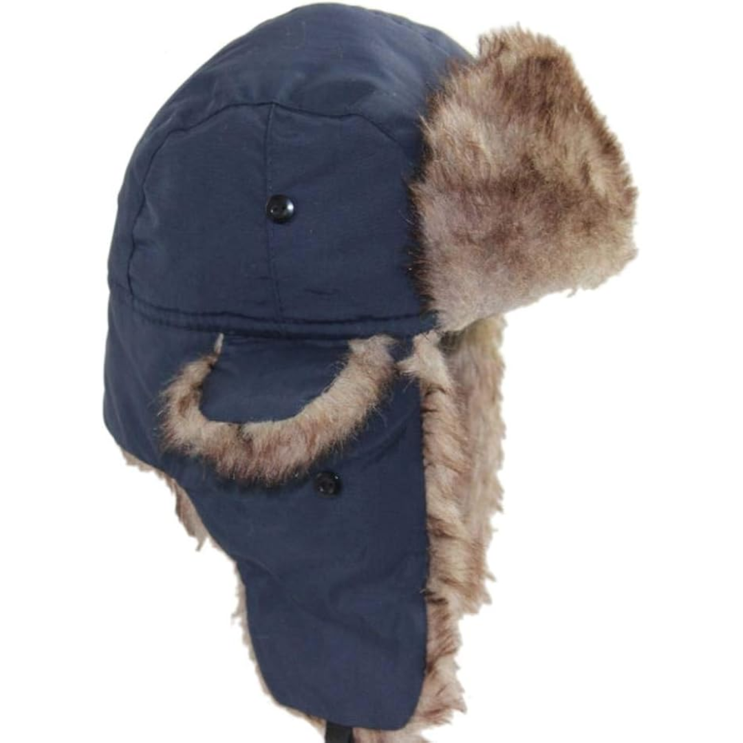 ArcticGuard TrapperMuts – Vindafvisende Unisex Vinterhat med Varm Fleeceforing