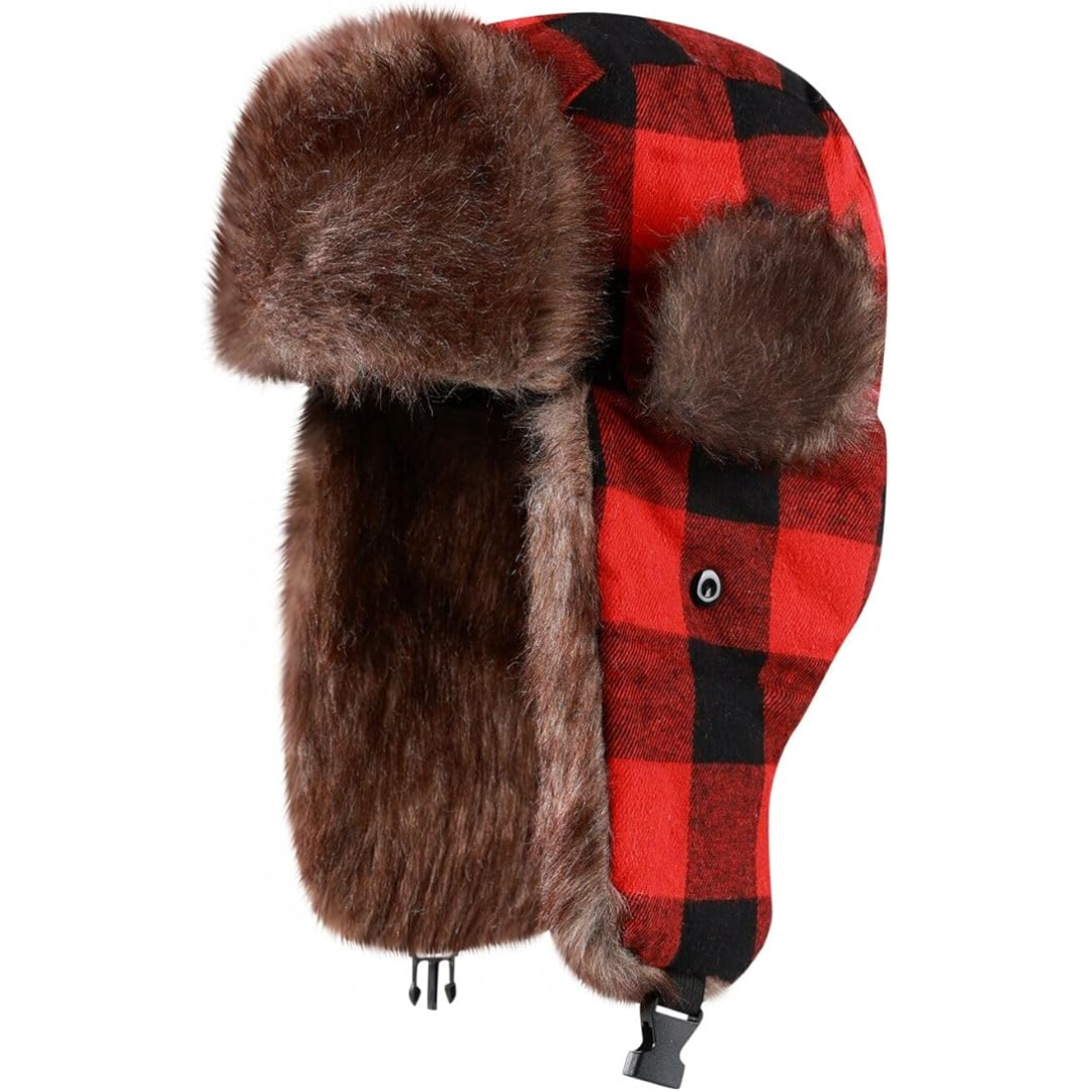 ArcticGuard TrapperMuts – Vindafvisende Unisex Vinterhat med Varm Fleeceforing