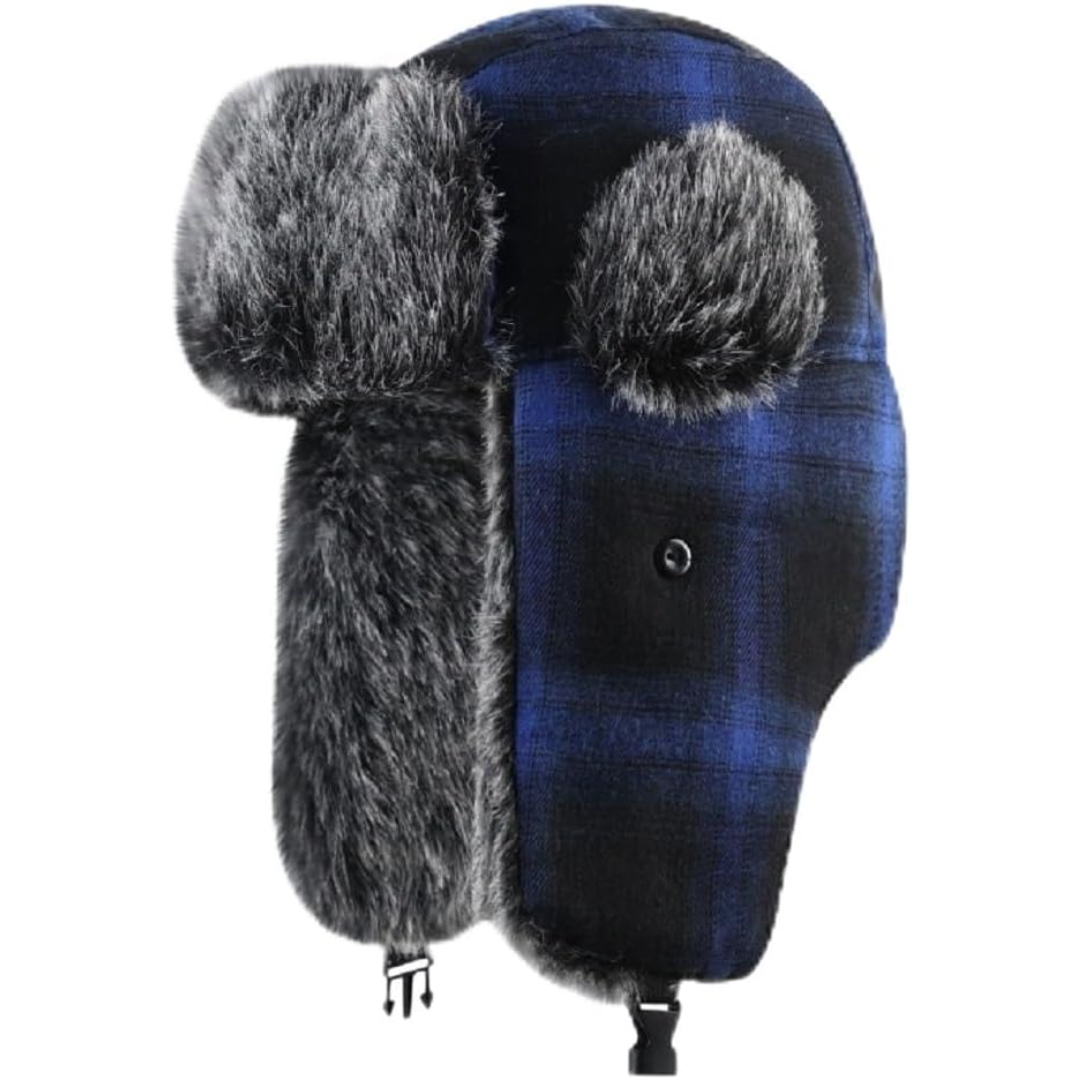 ArcticGuard TrapperMuts – Vindafvisende Unisex Vinterhat med Varm Fleeceforing