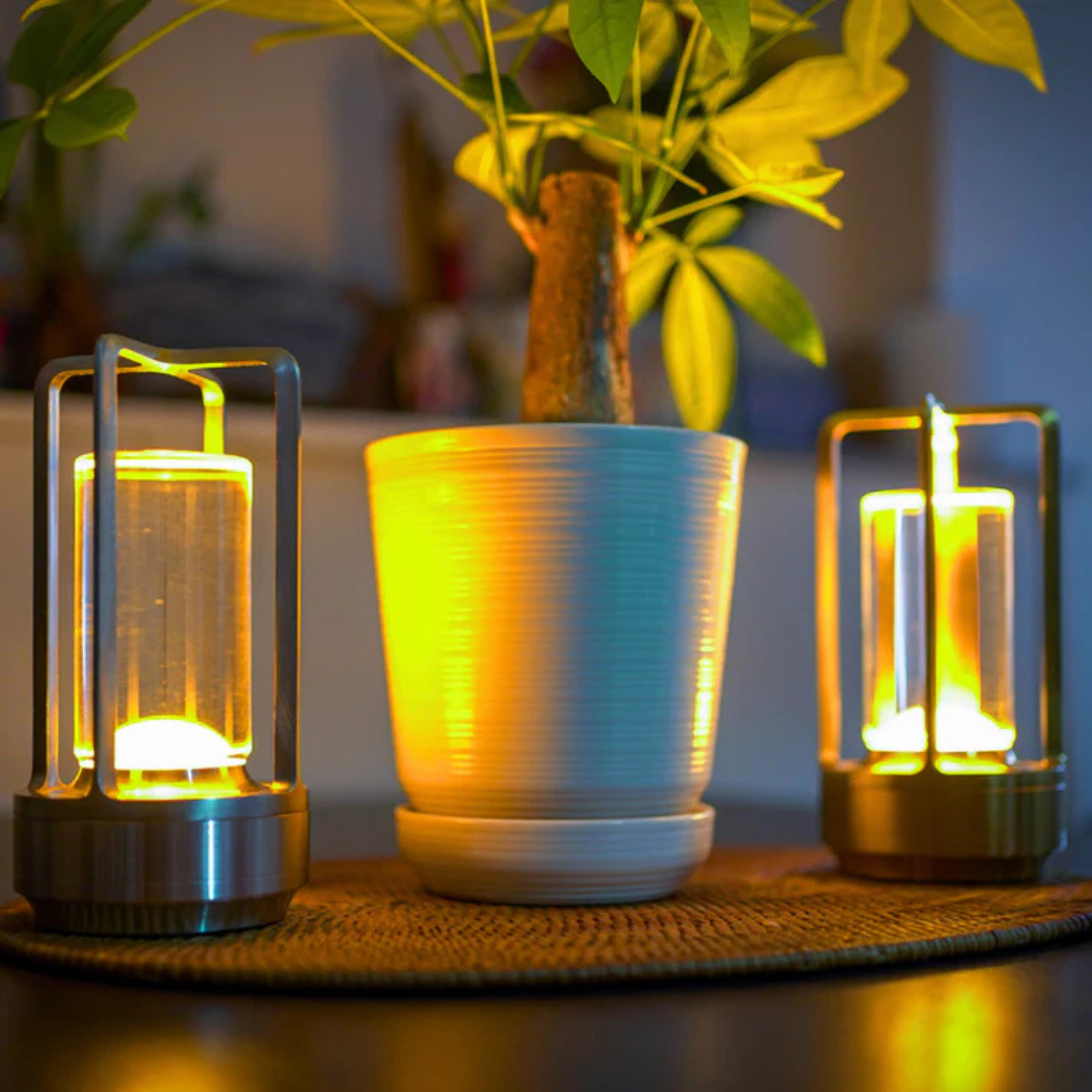 CrystalBeam | Trådlampe med Ambient Belysning i 3 Farver-zarada.dk