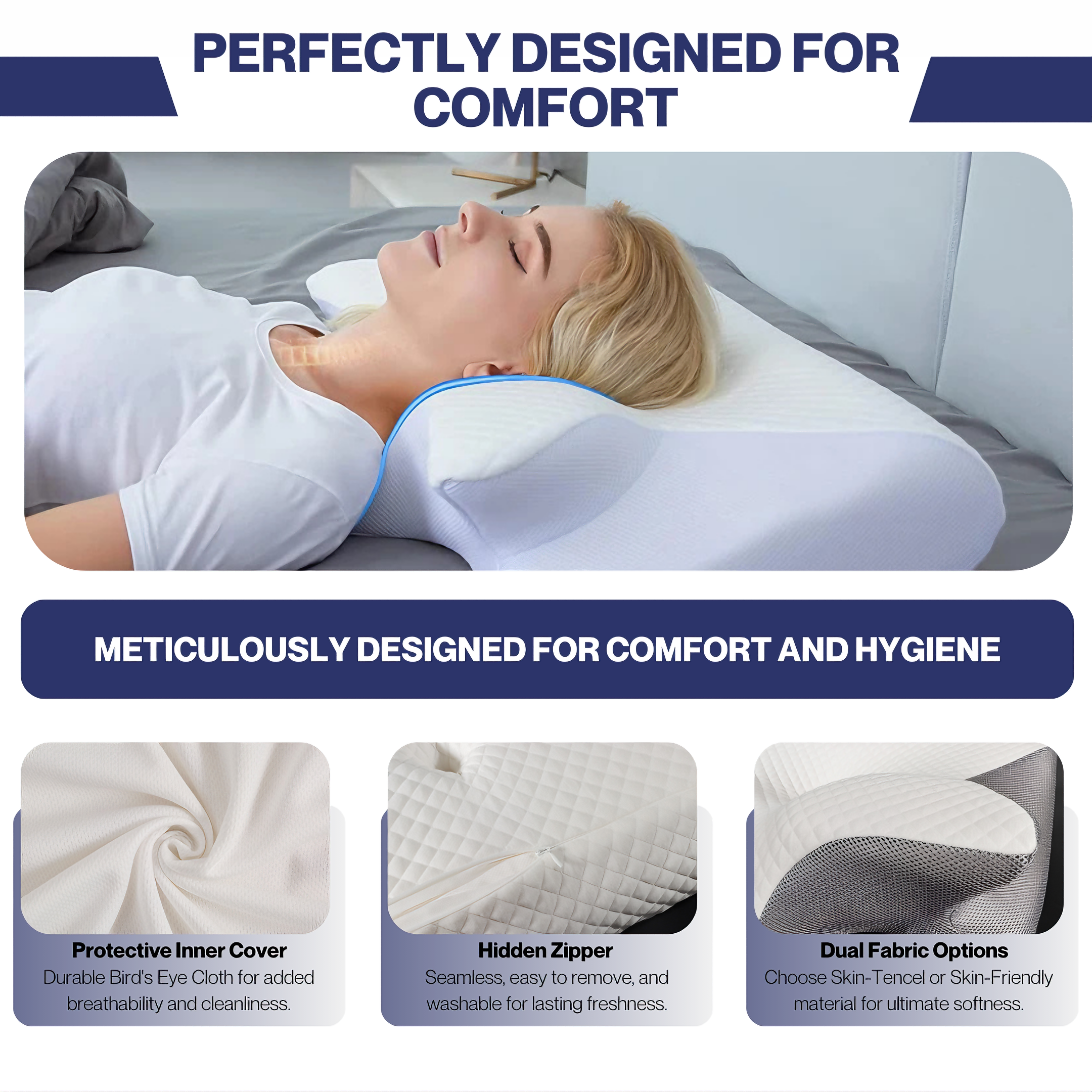 SleepEase | ErgoContour Ortopædisk Pude-zarada.dk