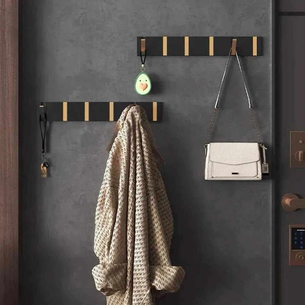 Vægkrog i Rustfrit Stål Foldbar Minimalistisk Design