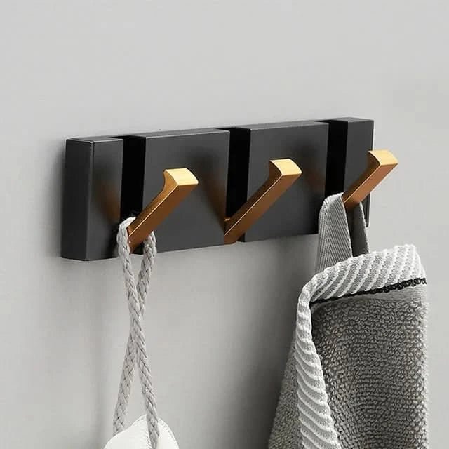 Vægkrog i Rustfrit Stål Foldbar Minimalistisk Design