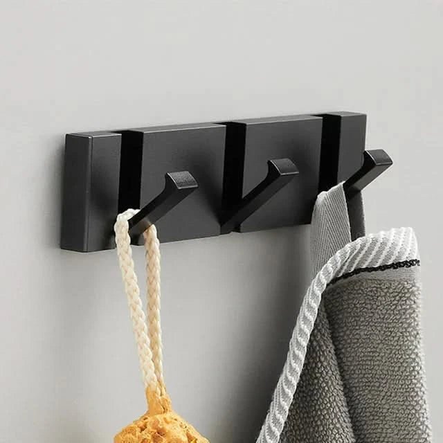 Vægkrog i Rustfrit Stål Foldbar Minimalistisk Design