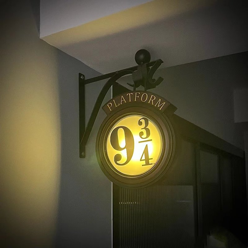 Væglampe Børn Platform 9 3/4 Harry Potter Tema Magisk Vægmontering