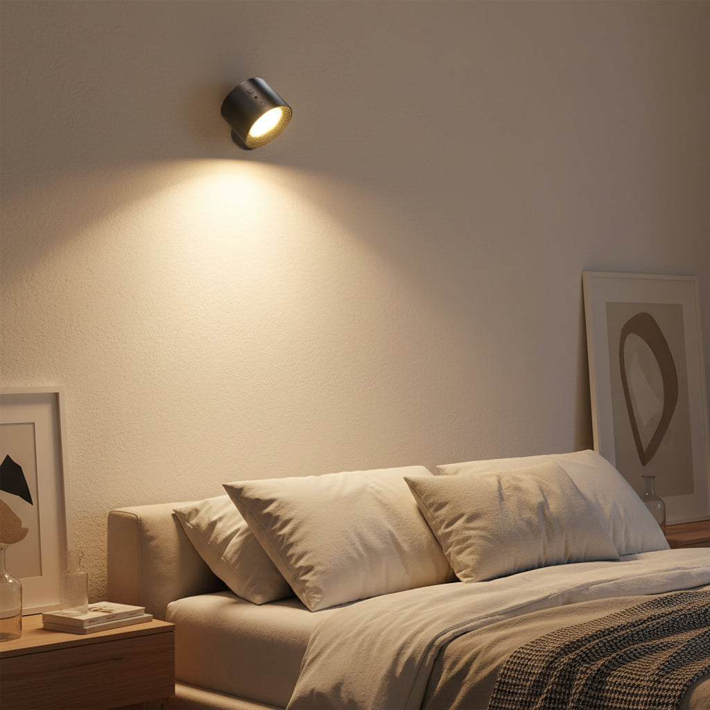 Væglampe Dæmpbar Belysning 360° Rotation Moderne Design til Stue