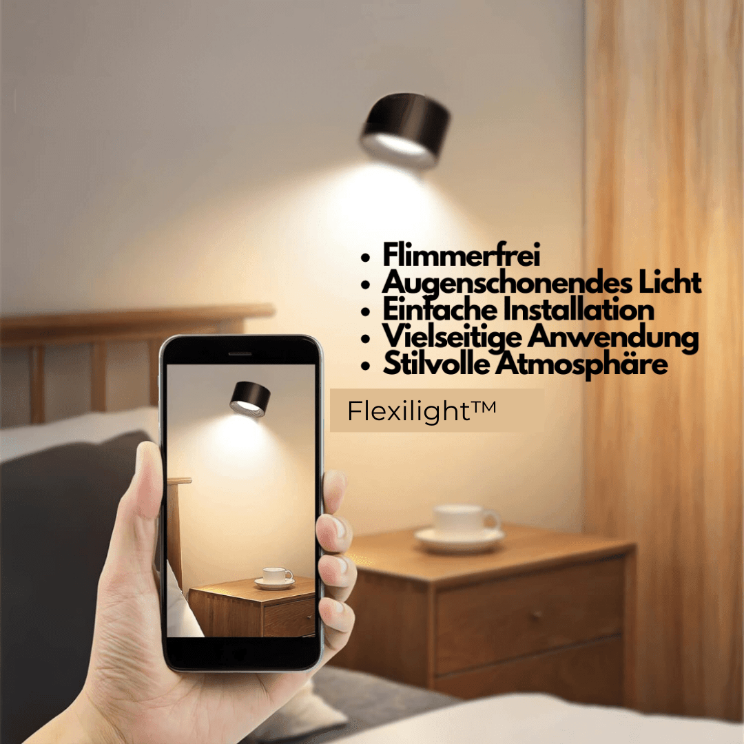 Væglampe Trådløs Justerbar 360° Moderne Design