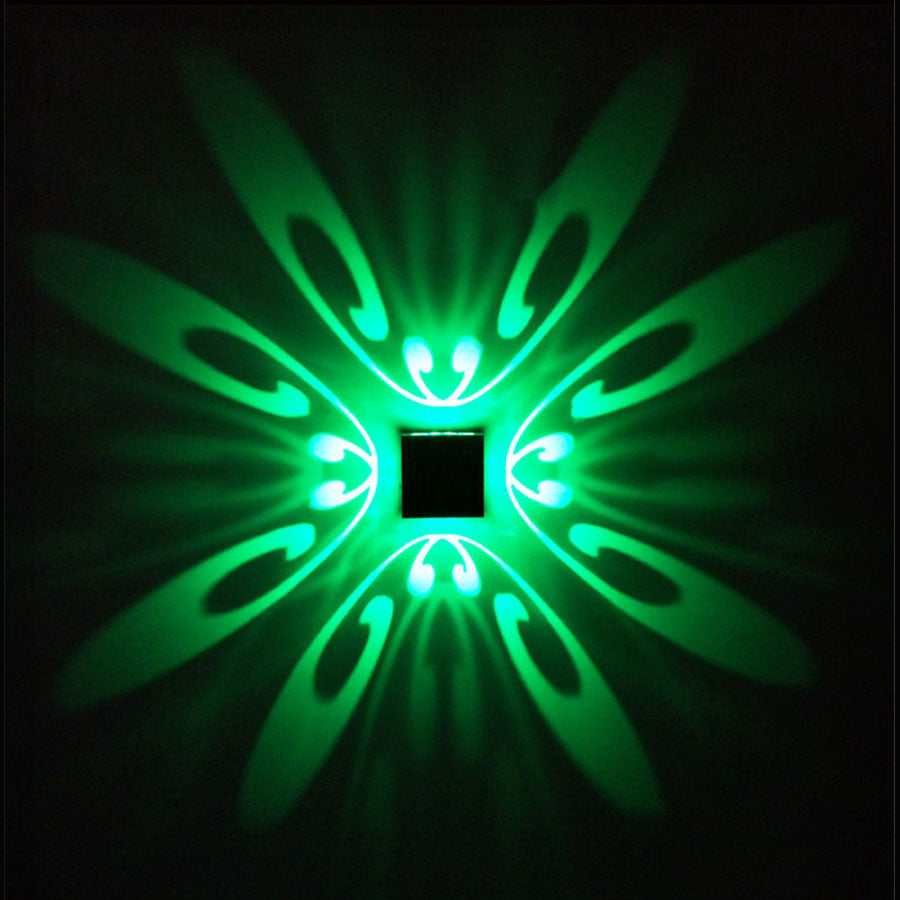 Vægmonteret LED-lampe med Fjernbetjening