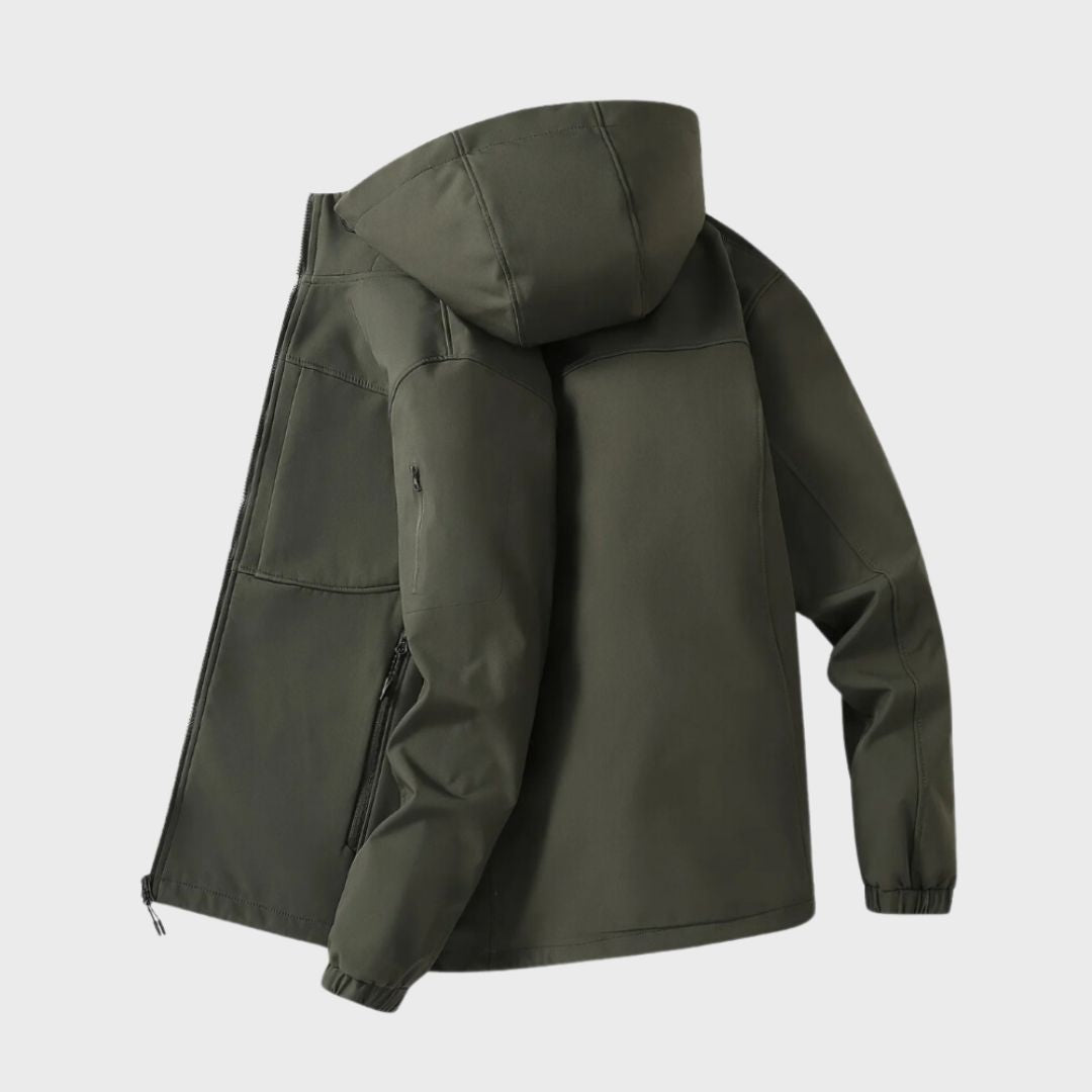Magnus Veste Softshell Mand – Vandtæt Åndbar med Hætte & Lynlåslommer