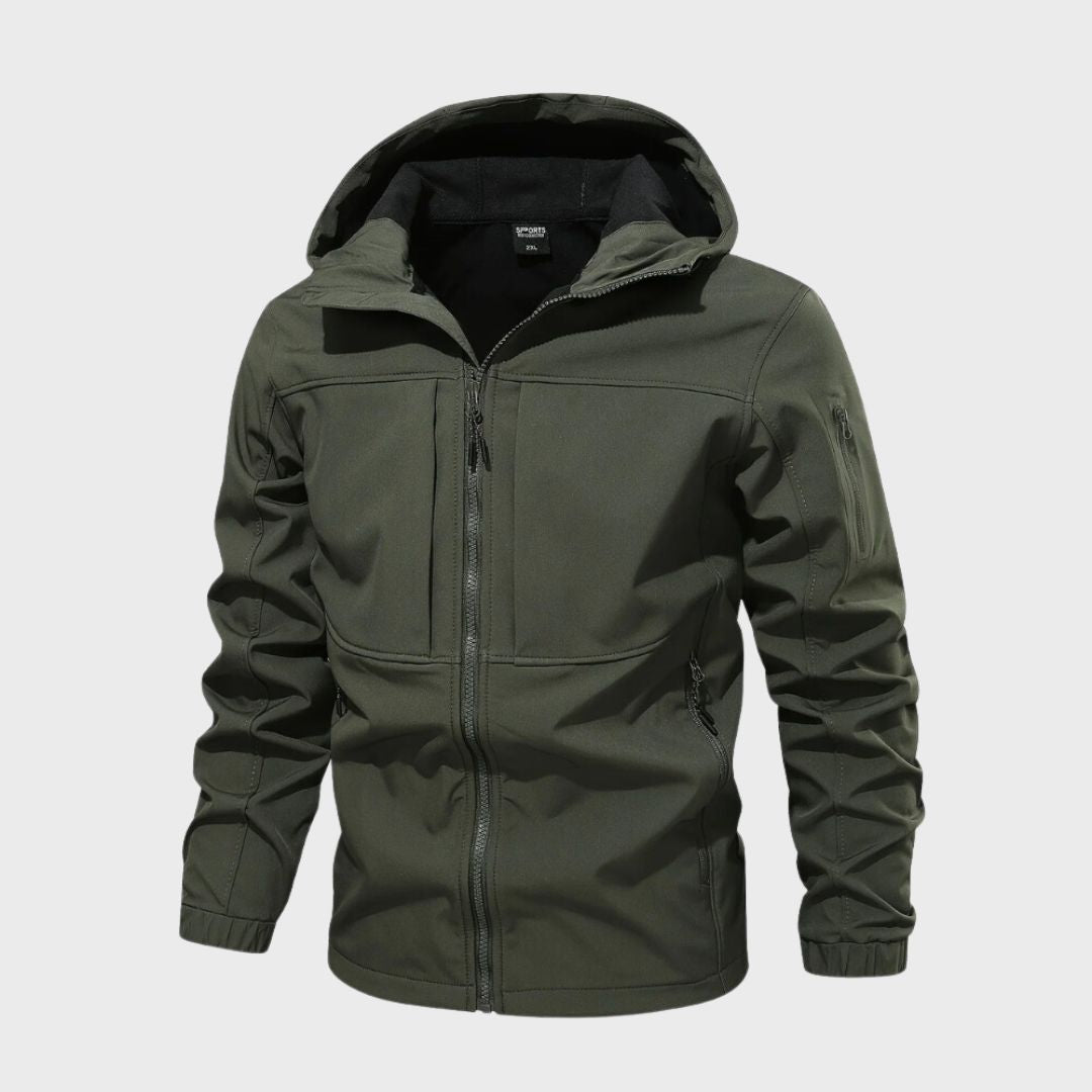 Magnus Veste Softshell Mand – Vandtæt Åndbar med Hætte & Lynlåslommer