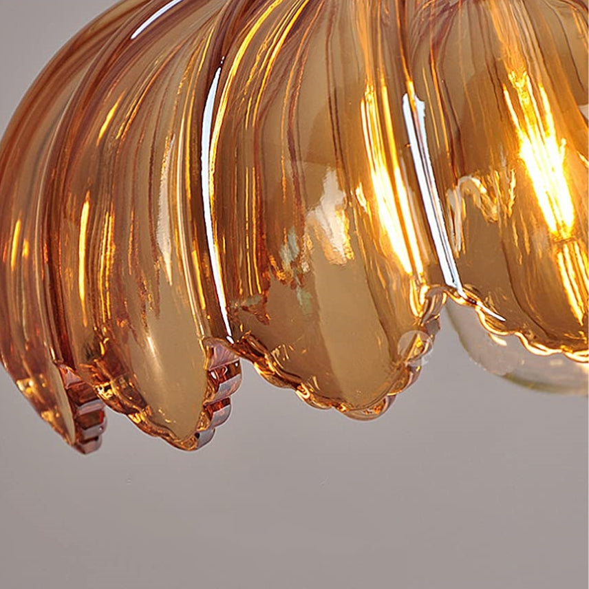 Vintage Blomsterhængende Lampe til Retro og Moderne Rum