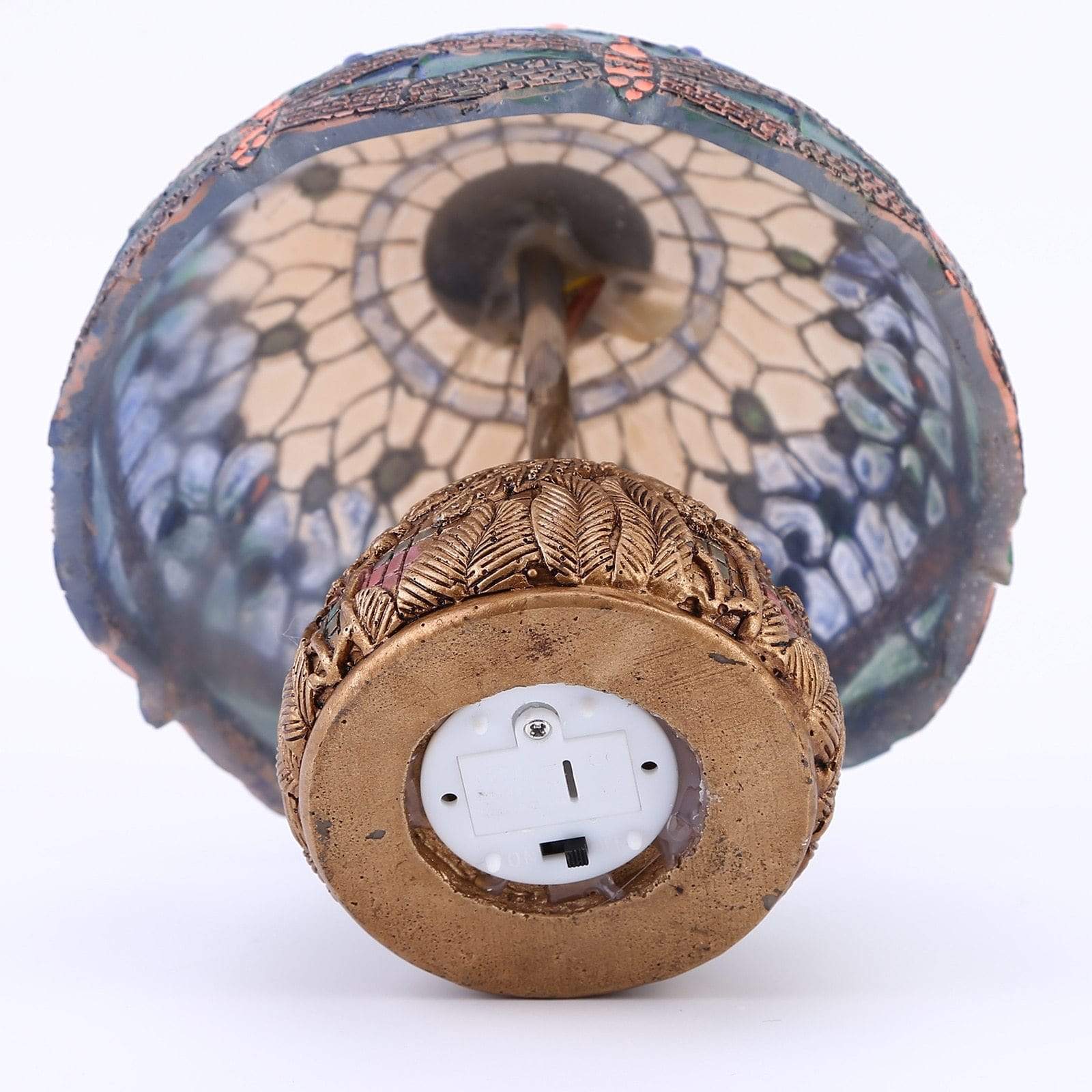 Vintage Lampe med Blomsterdesign