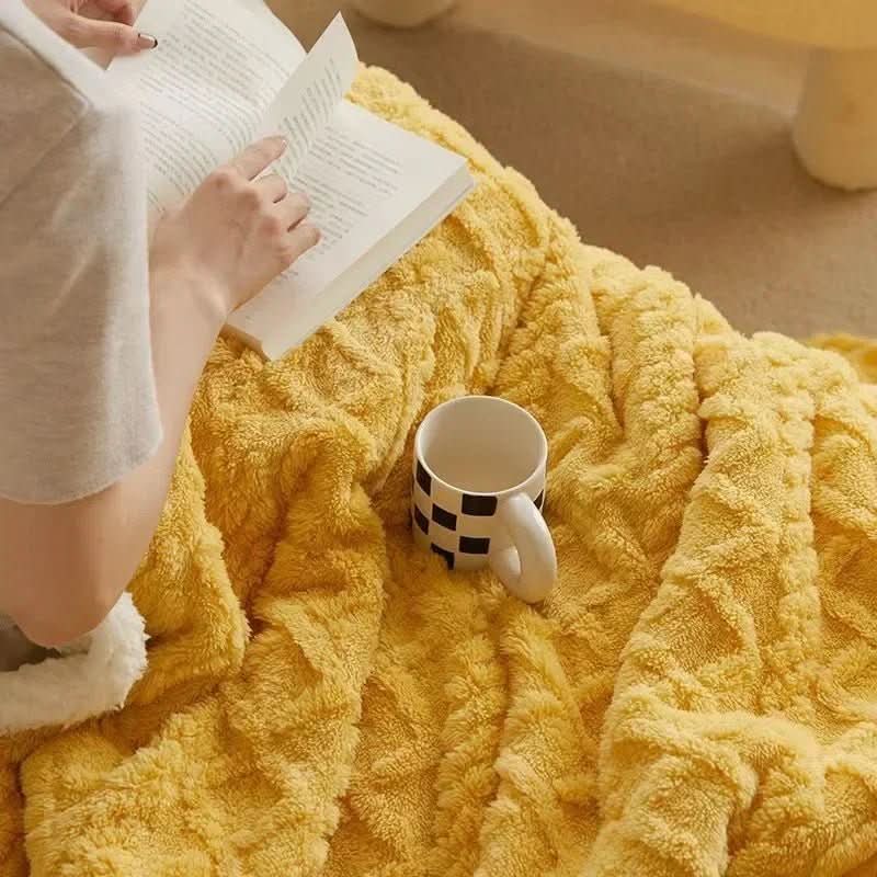 Vintertæppe i Fluffy Design