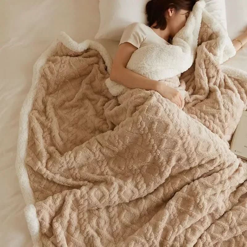 Vintertæppe i Fluffy Design