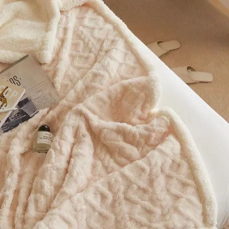 Vintertæppe i Fluffy Design